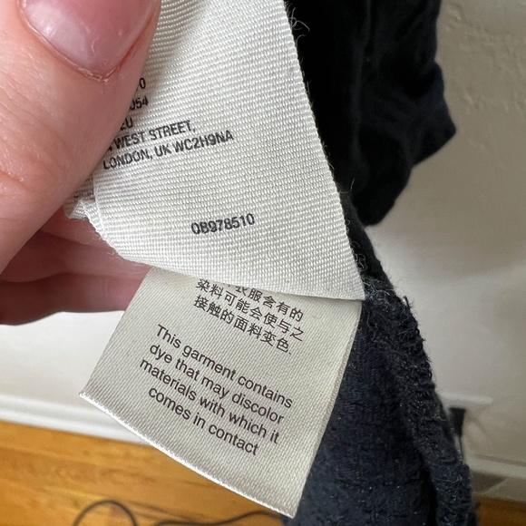 Free People | Black Blouse Fever Dream Split Neck Top Ruffle Medium - Picture 11 of 12